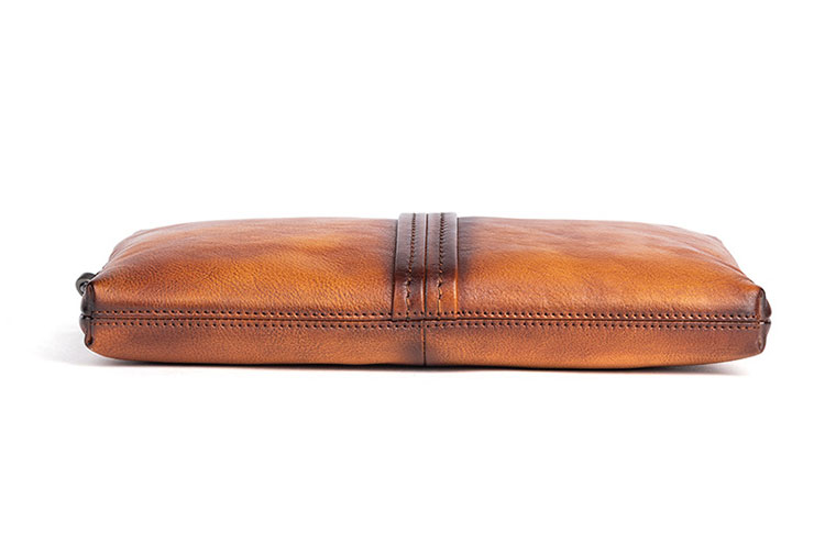 Whatna 2way アンティーク風合い鞣し天 然 牛革 セカンドバッグ メンズ クラッチ バッグ 小き 厚 本 革 B5 9.7ipad収納可 結婚式 披露宴 バッグ カジュアルフォーマル ビジネス 冠婚葬祭 バッグ 男性用 紳士用 ブラウン31171-4