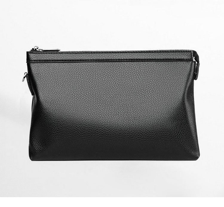 Whatna 2way革 セカンドバッグ メンズ クラッチ バッグ 小銭入 カード入6枚収納  9.7インチのipad収納可B5 ビジネス カジュアル フォーマル 冠婚葬祭 結婚式 二次会 披露宴バッグ 紳士用 男性用 黑 525-3