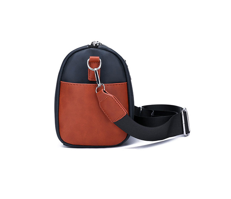 Whatnaミニショルダーバッグメンズ ポシェット ミニセカンド バッグ ショルダーベルト付属 横型 ショルダーミニポーチ 革 軽量 小さめメッセンジャーバッグ斜め掛け軽量 実用 自転車 鞄 かばん男性用 紳士用5838-3