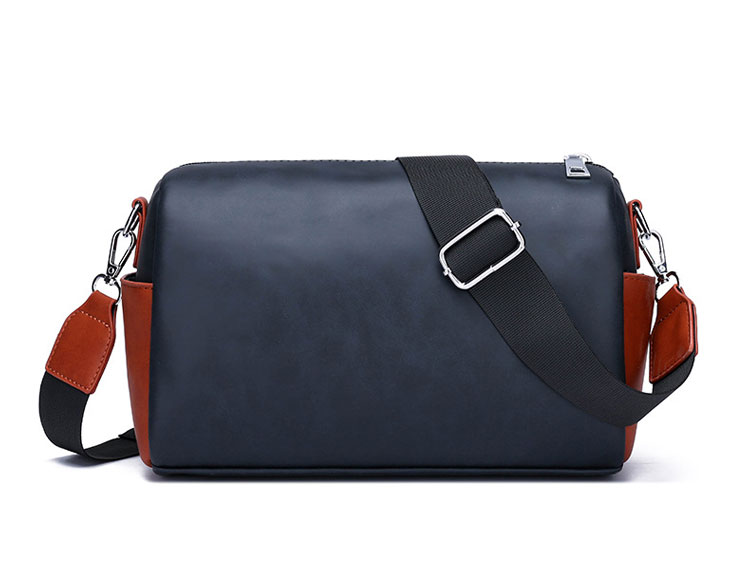 Whatnaミニショルダーバッグメンズ ポシェット ミニセカンド バッグ ショルダーベルト付属 横型 ショルダーミニポーチ 革 軽量 小さめメッセンジャーバッグ斜め掛け軽量 実用 自転車 鞄 かばん男性用 紳士用5838-2