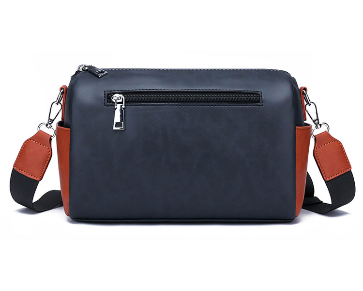 Whatnaミニショルダーバッグメンズ ポシェット ミニセカンド バッグ ショルダーベルト付属 横型 ショルダーミニポーチ 革 軽量 小さめメッセンジャーバッグ斜め掛け軽量 実用 自転車 鞄 かばん男性用 紳士用5838-5