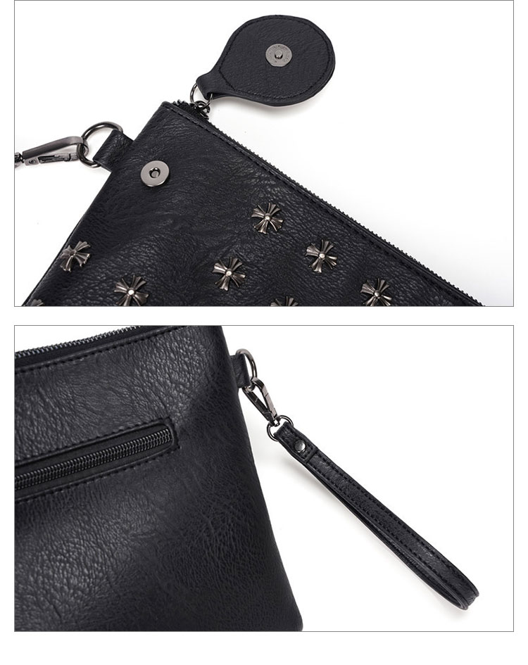 Whatna 2way 革セカンド バッグ メンズ ショルダー  クラッチ 肩掛け 結婚式 バッグ ファイルバッグ B5 ipad 10.5収納収納可 手持ちバッグ ビジネス カジュアル フォーマル 冠婚葬祭 紳士用 男性用 黒（YH3236）-6