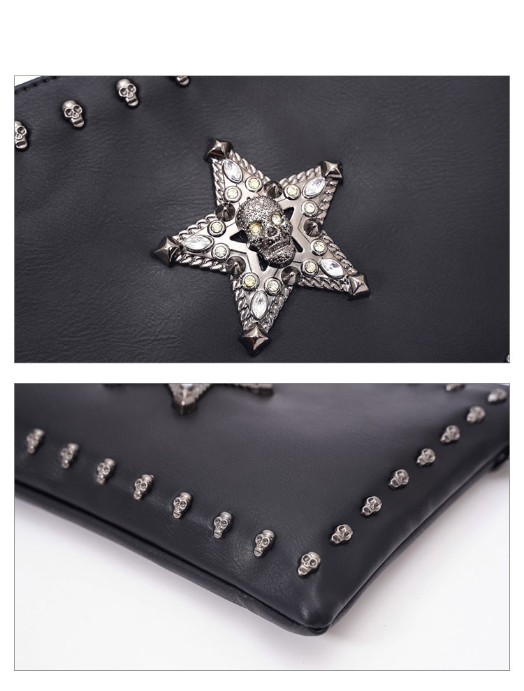 Whatna 2way 革セカンド バッグ メンズ ショルダー  クラッチ 肩掛け 結婚式 バッグ ファイルバッグ A4 収納可 大さめ 手持ちバッグ ビジネス カジュアル フォーマル 冠婚葬祭 紳士用 男性用 黒（YH3323）-7