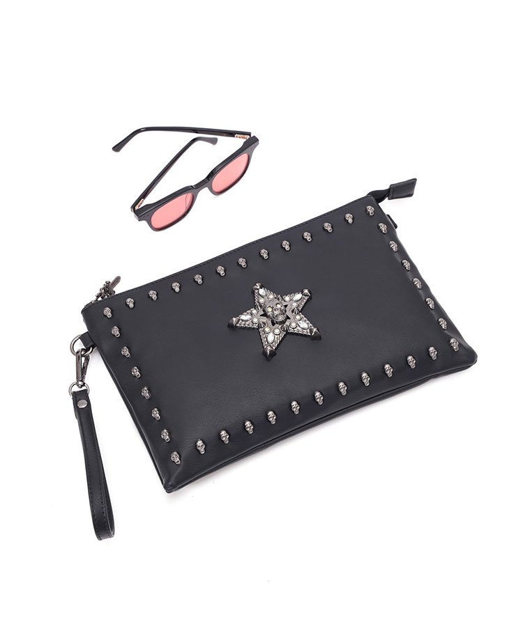 Whatna 2way 革セカンド バッグ メンズ ショルダー  クラッチ 肩掛け 結婚式 バッグ ファイルバッグ A4 収納可 大さめ 手持ちバッグ ビジネス カジュアル フォーマル 冠婚葬祭 紳士用 男性用 黒（YH3323）-3