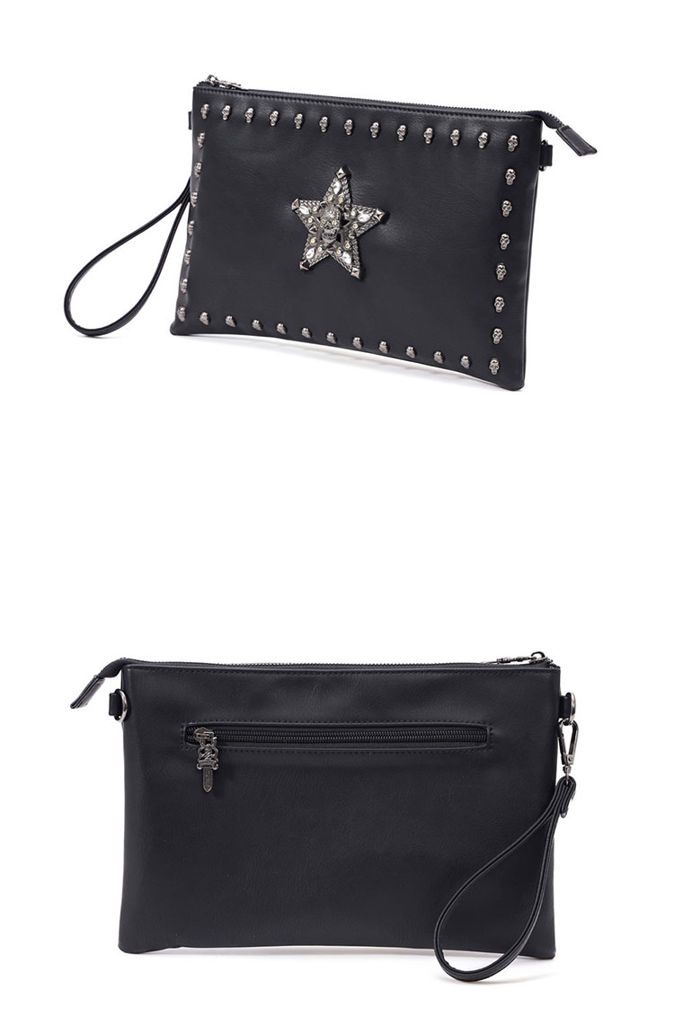 Whatna 2way 革セカンド バッグ メンズ ショルダー  クラッチ 肩掛け 結婚式 バッグ ファイルバッグ A4 収納可 大さめ 手持ちバッグ ビジネス カジュアル フォーマル 冠婚葬祭 紳士用 男性用 黒（YH3323）-2