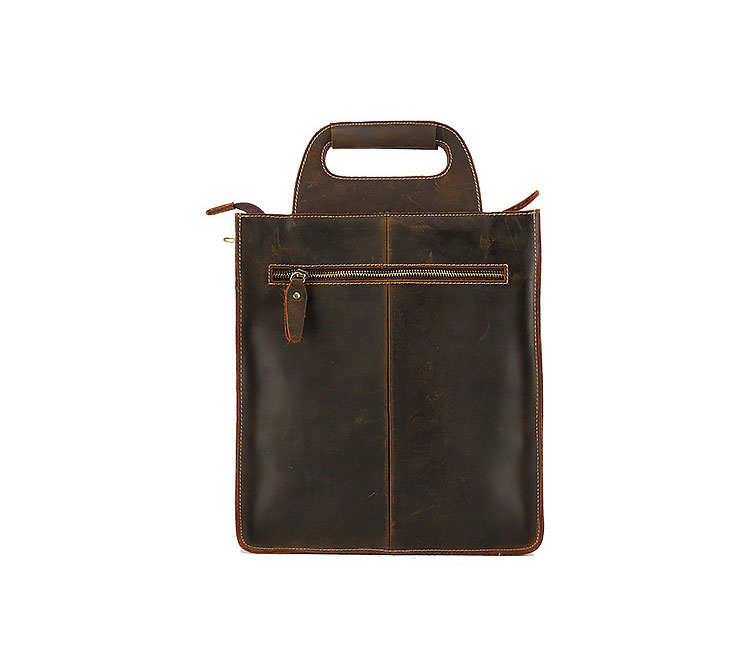 Whatna 天然 牛 革 ビジネス バッグ メンズ バッグ 2way ショルダー 手提げバッグ A4 13.3インチIPAD 収納可 本革 ビジネス 通勤 通学 斜めがけ バッグ ワンショルダーバッグ自転車 かばん男性用 ブラウン3049-2