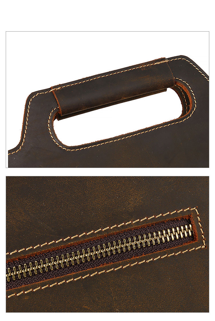 Whatna 天然 牛革  ビジネス バッグ メンズ バッグ 2way ショルダー 手提げバッグ 横型 A4 14インチpc 収納可 本革 ビジネス 通勤 通学 斜めがけ バッグ ワンショルダーバッグ自転車 かばん男性用 ブラウン3132-9