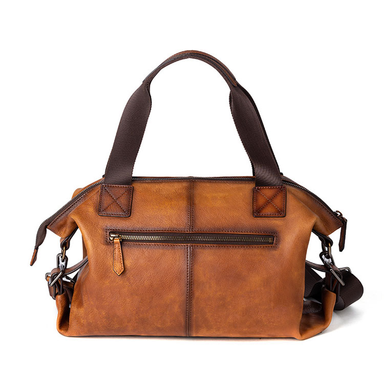 Whatna アンティーク風合い鞣し天 然 牛革 ビジネス バッグメンズ 2way ショルダー 手提げバッグブリーフケース 15インチPC対応 旅行 出張 通勤 通学 就活 面接 バッグ かばん 男性用 13085-2