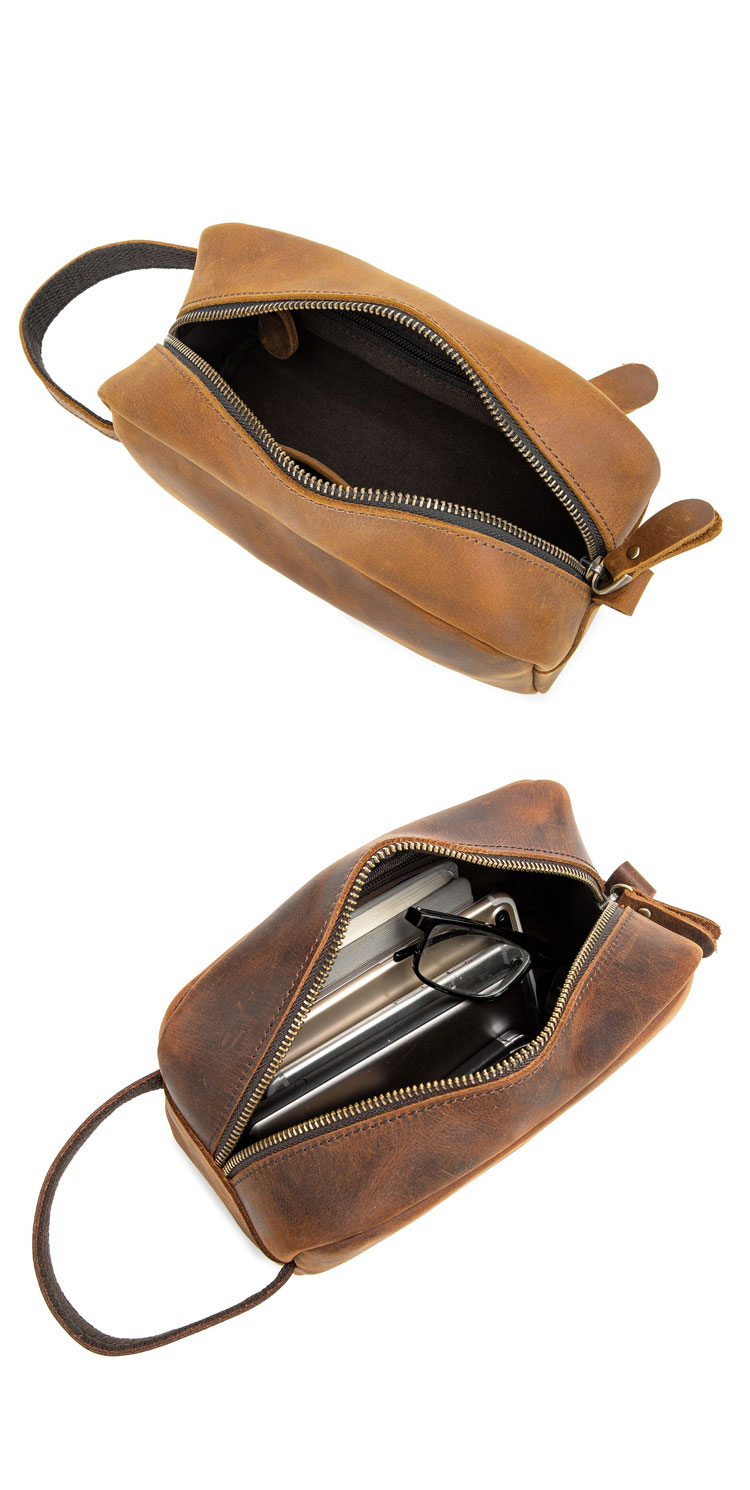 Whatna 2way 牛革 ミニセカンドバッグ メンズ クラッチ バッグ 天 然 厚手 本革 レザー カジュアル フォーマル 冠婚葬祭 結婚式 バッグ 化粧ポーチ 紳士用 男性用 09-6