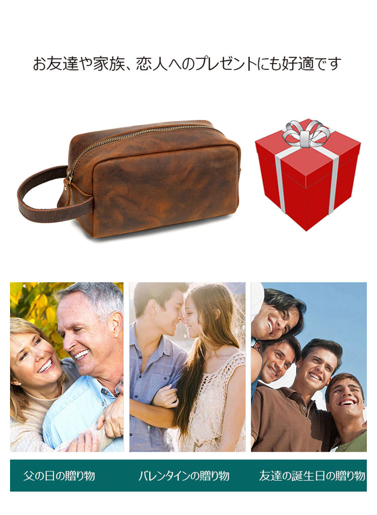 Whatna 2way 牛革 ミニセカンドバッグ メンズ クラッチ バッグ 天 然 厚手 本革 レザー カジュアル フォーマル 冠婚葬祭 結婚式 バッグ 化粧ポーチ 紳士用 男性用 09-8