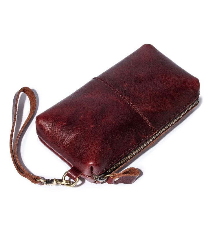 Whatna 2way 天然 牛革 ミニセカンドバッグ メンズ  レディース クラッチ バッグ 小きめ 小銭入れ 本 革 旅行 出張 持ち運び便利な 結婚式 披露宴 バッグ カジュアル フォーマル ビジネス 冠婚葬祭 バッグ 男性用 紳士用-5