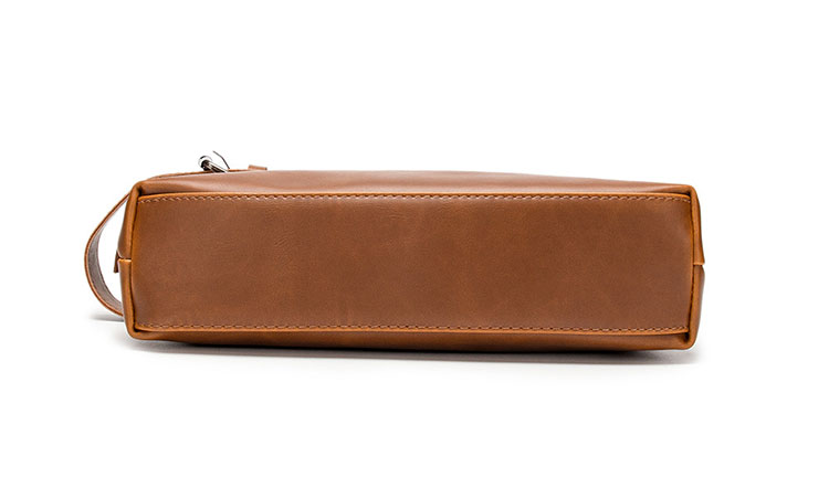 Whatna 厚手レザーミニセカンドバッグ メンズ クラッチ バッグ 革 小さい 化粧かば カジュアル フォーマル 冠婚葬祭 結婚式 バッグ 手持ち バッグ 小鞄 紳士用 男性用 ポーチ バッグ 4044-4