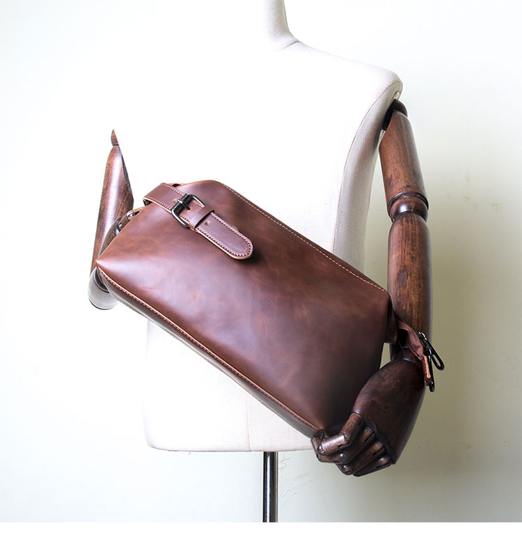 Whatna 厚手レザーミニセカンドバッグ メンズ クラッチ バッグ 革 小さい 化粧かば カジュアル フォーマル 冠婚葬祭 結婚式 バッグ 手持ち バッグ 小鞄 紳士用 男性用 ポーチ バッグ 4044-9