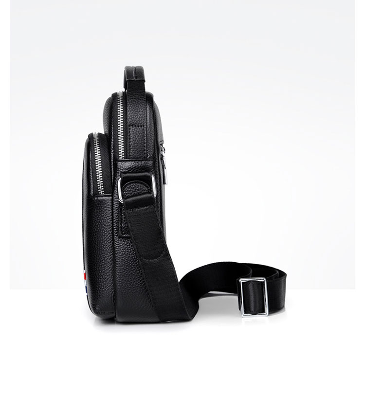 Whatna 天然 牛革 ショルダーバッグ メンズ 2way 斜め掛け 手提げ 厚手 本革 レザー  ipad 9.7収納可 縦型 小さめ メッセンジャーバッグ 通学 通勤バッグ 軽量 実用 自転車かばん プレゼント男性s883-2