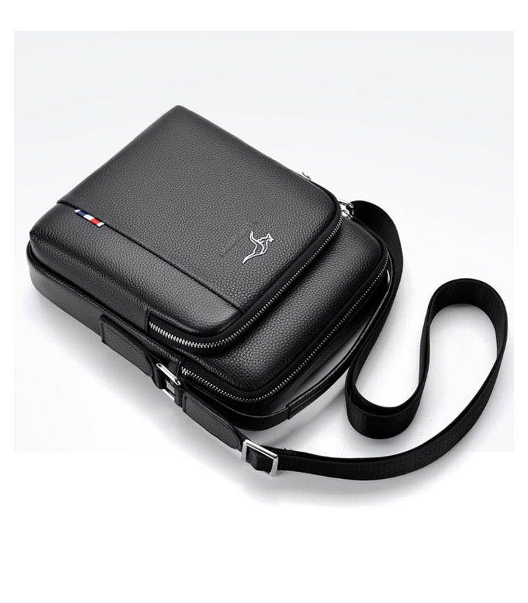 Whatna 天然 牛革 ショルダーバッグ メンズ 2way 斜め掛け 手提げ 厚手 本革 レザー  ipad 9.7収納可 縦型 小さめ メッセンジャーバッグ 通学 通勤バッグ 軽量 実用 自転車かばん プレゼント男性s883-4