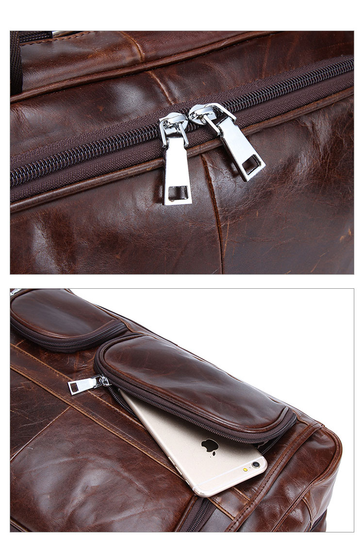 Whatna 天然 牛革  ビジネス バッグメンズ  手提げバッグ 2本入ペンホルダー付 ブリーフケース 3室仕切 大容量 15.6インチPC対応 旅行 出張 通勤 通学 就活 面接 バッグ かばん 男性用 xy1015-8