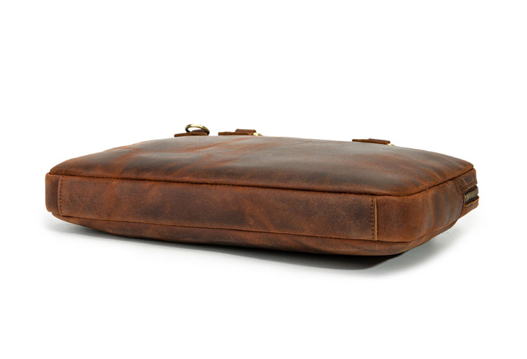 Whatna 牛革ビジネス バッグメンズ  手提げバッグ 5枚カード収納2本入ペンホルダー付 ブリーフケース 14インチPC対応 旅行 出張 通勤 通学 就活 面接 バッグ かばん 男性用 4001-5