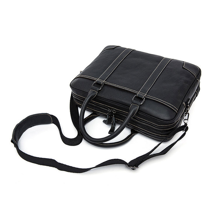 Whatna 天然 牛革  ビジネス バッグメンズ  手提げバッグ ブリーフケース15.6インチPC対応 2室仕切 旅行 出張 通勤 通学 就活 面接 バッグ かばん 男性用 9879-4