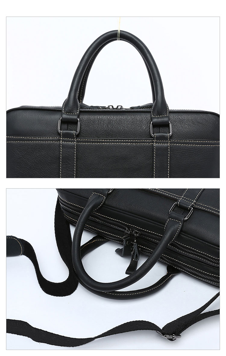 Whatna 天然 牛革  ビジネス バッグメンズ  手提げバッグ ブリーフケース15.6インチPC対応 2室仕切 旅行 出張 通勤 通学 就活 面接 バッグ かばん 男性用 9879-6