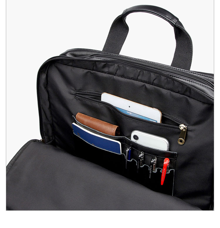 Whatna 牛革 クロコダイル型押し ビジネス バッグメンズ 2way