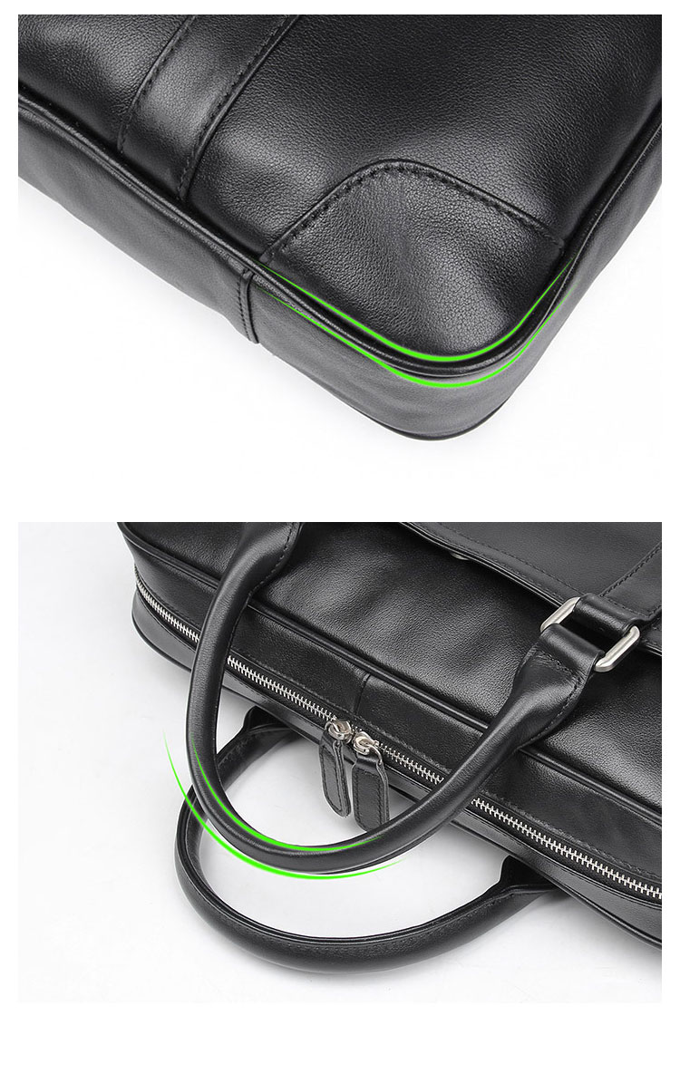 Whatna 牛革 クロコダイル型押し ビジネス バッグメンズ 2wayショルダー 手提げバッグ ブリーフケース 14インチPC対応  4枚カード収納 2本入ペンホルダー付 旅行 出張 通勤 通学 就活 面接 バッグ かばん 男性用-7