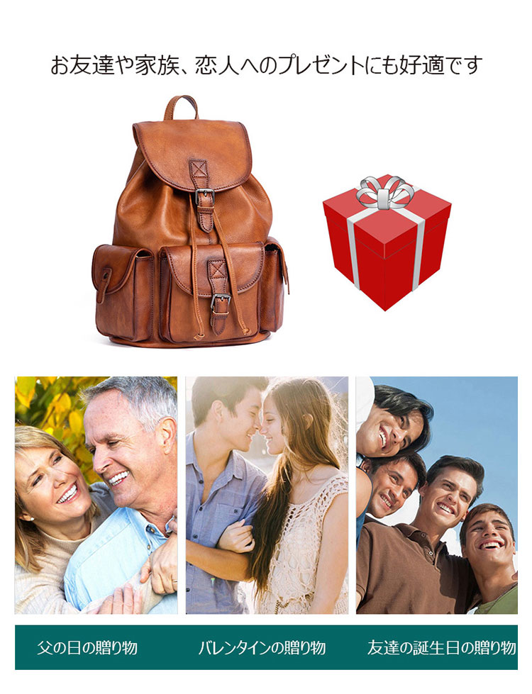 Whatna アンティーク風合い鞣し天 然 牛革ビジネスバッグメンズ バッグ 手提げ・リュックの2WAY厚手 本革レザー A4 15.6インチpc収納可 旅行 出張用 通勤 通学 就活 面接 バッグ かばん 男性用 ブラウン8628-12