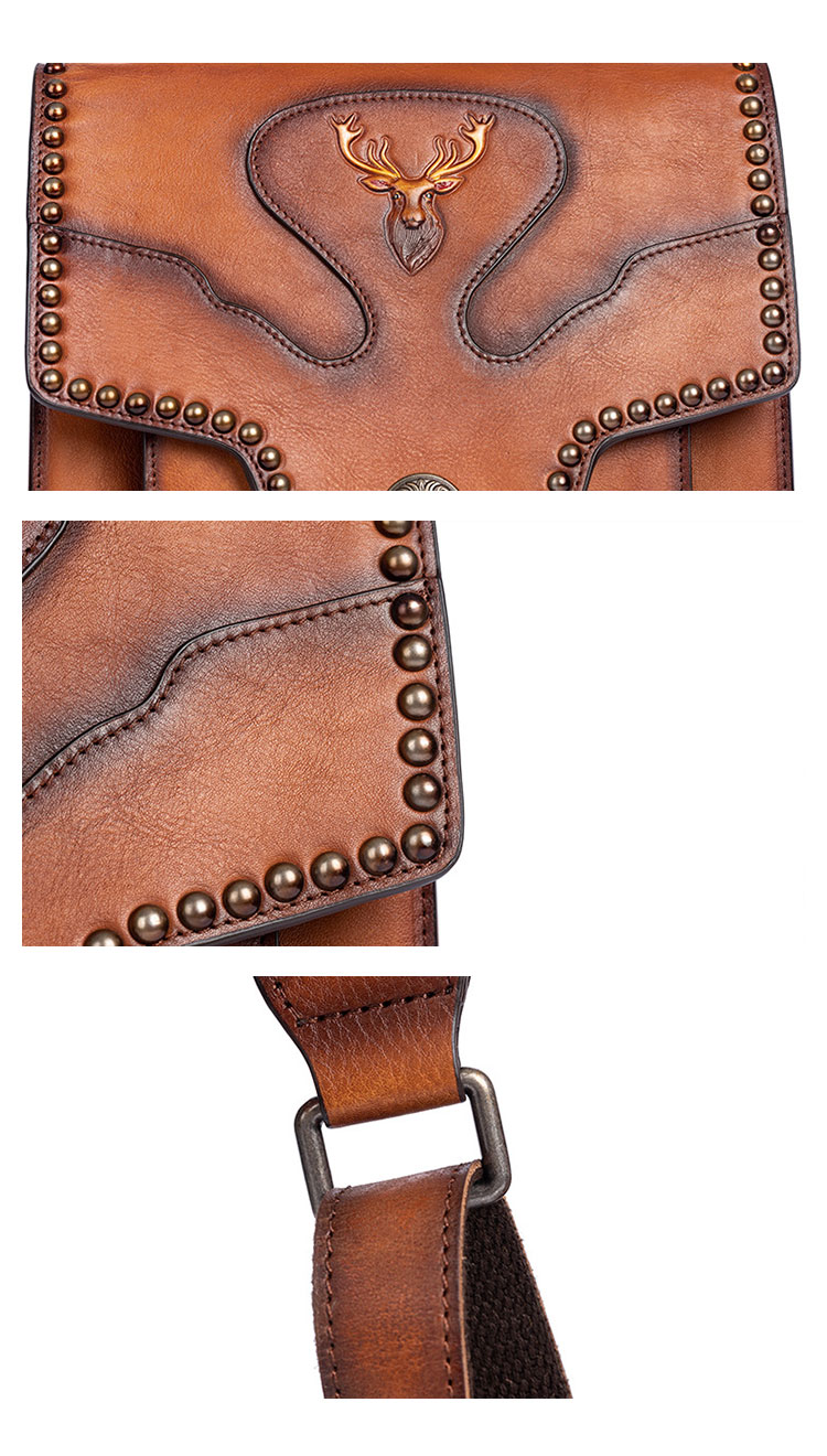 Whatna アンティーク風合い鞣し天 然 牛革ビジネスバッグメンズ バッグ 手提げ・リュックの2WAY厚 手 本革 レザー A4 14インチpc収納可 旅行 出張用 通勤 通学 就活 面接 バッグ かばん 男性用 ブラウン8630-8