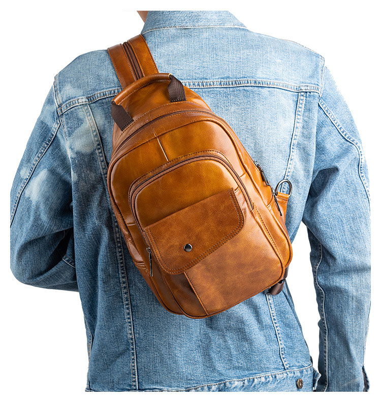 Whatna アンティーク風合い鞣し天 然 牛革ビジネスバッグメンズ バッグ 手提げ・リュックの2WAY厚 手 本革 レザー A4収納可 旅行 出張用 通勤 通学 就活 面接 バッグ かばん 男性用 ブラウンWX8686-10