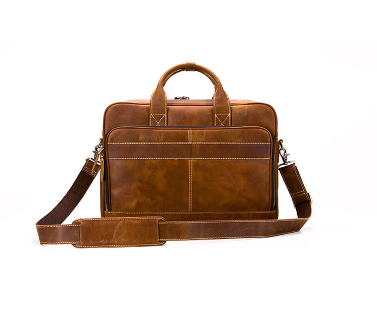 Whatna 牛革ビジネス バッグメンズ  手提げバッグ ショルダーバッグ 4枚カード収納2本入ペンホルダー付 ブリーフケース 15.6インチPC対応 旅行 出張 通勤 通学 就活 面接 バッグ かばん 男性用 9279-5