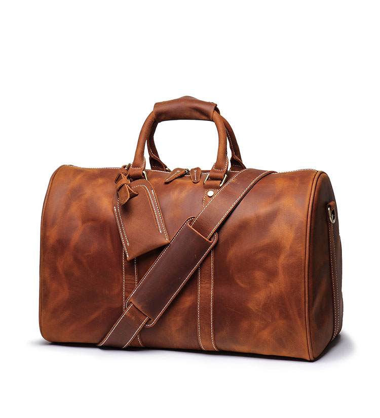 Whatna 天然 牛革 ビジネスバッグ メンズ 2WAY 手提げ・ショルダーバッグ 天然 本革 A4 15.6インチpc収納可大容量 旅行 出張用 通勤 通学 就活 面接 バッグ かばん 男性用 ブラウン 黒(1019)-1