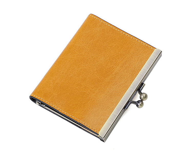 Whatna 天然 厚手 牛革 カード入れ 小銭入れ コインケース