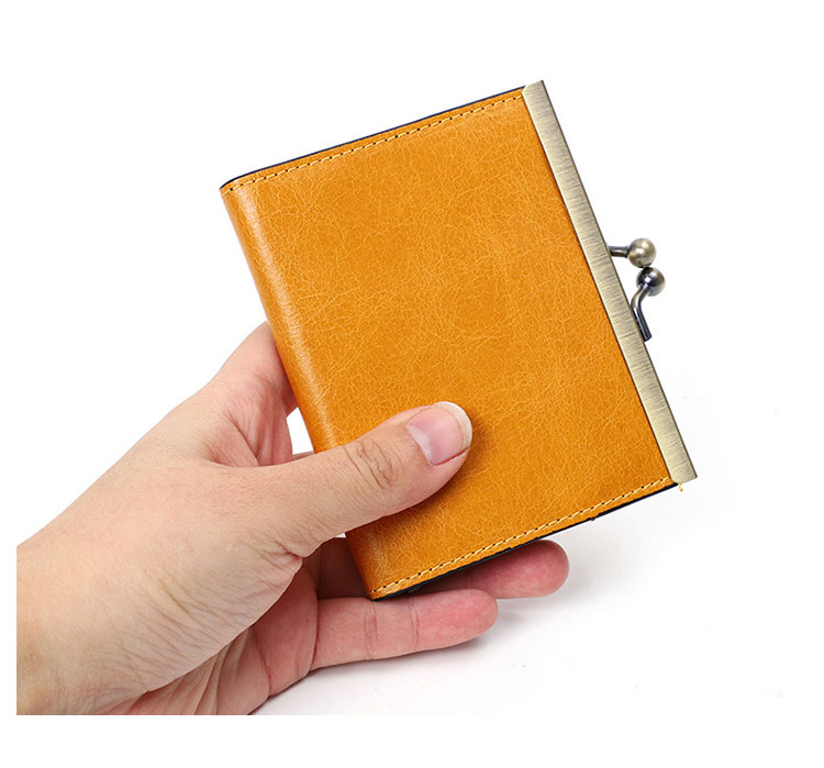 Whatna 天然 厚手 牛革 カード入れ 小銭入れ コインケース レディースメンズ 札入れ カードケースミニ財布 軽い短い 薄いコンパクト財布 短財布 カード10枚収納 本 革 お家はもちろん、旅行、出張持ち運び便利な Q055-8