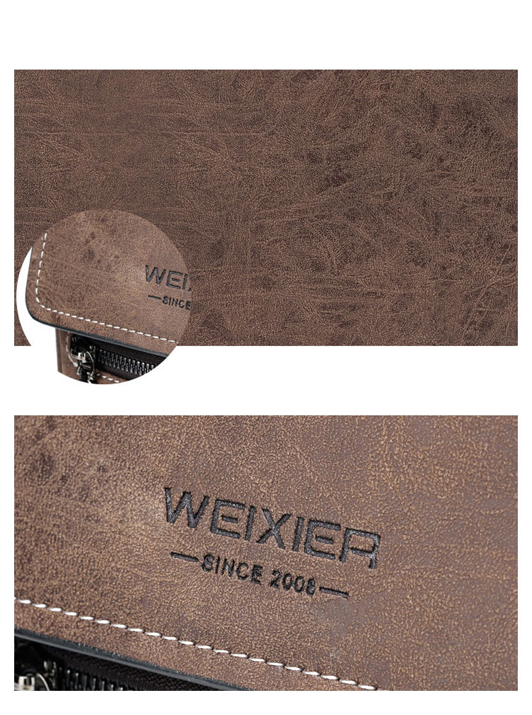 Whatna 革 ショルダーバッグ メンズ 2way 斜め掛け 手提げ バッグ セカンド バッグ 手持ちバッグ Ipad9.7収納可 縦型 小さめ メッセンジャーバッグ 通学 通勤 肩掛け バッグ 自転車かばん プレゼント男性 8686-7