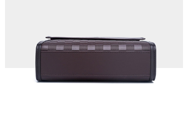 Whatna 厚手 レザー ショルダーバッグ メンズ メッセンジャーバッグ 革 縦型 小さめビジネスバッグ ipad9.7収納可 通勤 通学 斜めがけバッグ オシャレ な シンプル な 軽量 実用 自転車 かばん男性用w819-4