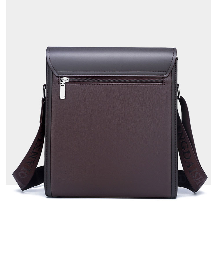 Whatna 厚手 レザー ショルダーバッグ メンズ メッセンジャーバッグ 革 縦型 小さめビジネスバッグ ipad9.7収納可 通勤 通学 斜めがけバッグ オシャレ な シンプル な 軽量 実用 自転車 かばん男性用w819-3