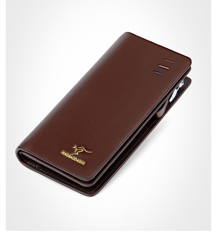 Whatna 革 ミニセカンドバッグ メンズ ポーチ バッグ 長財布 札入れ カード入れ13枚カード収納 小さめ クラッチバッグ 手持ちバッグ  男性用 紳士用 結婚式 冠婚葬祭 バッグ 545#-4