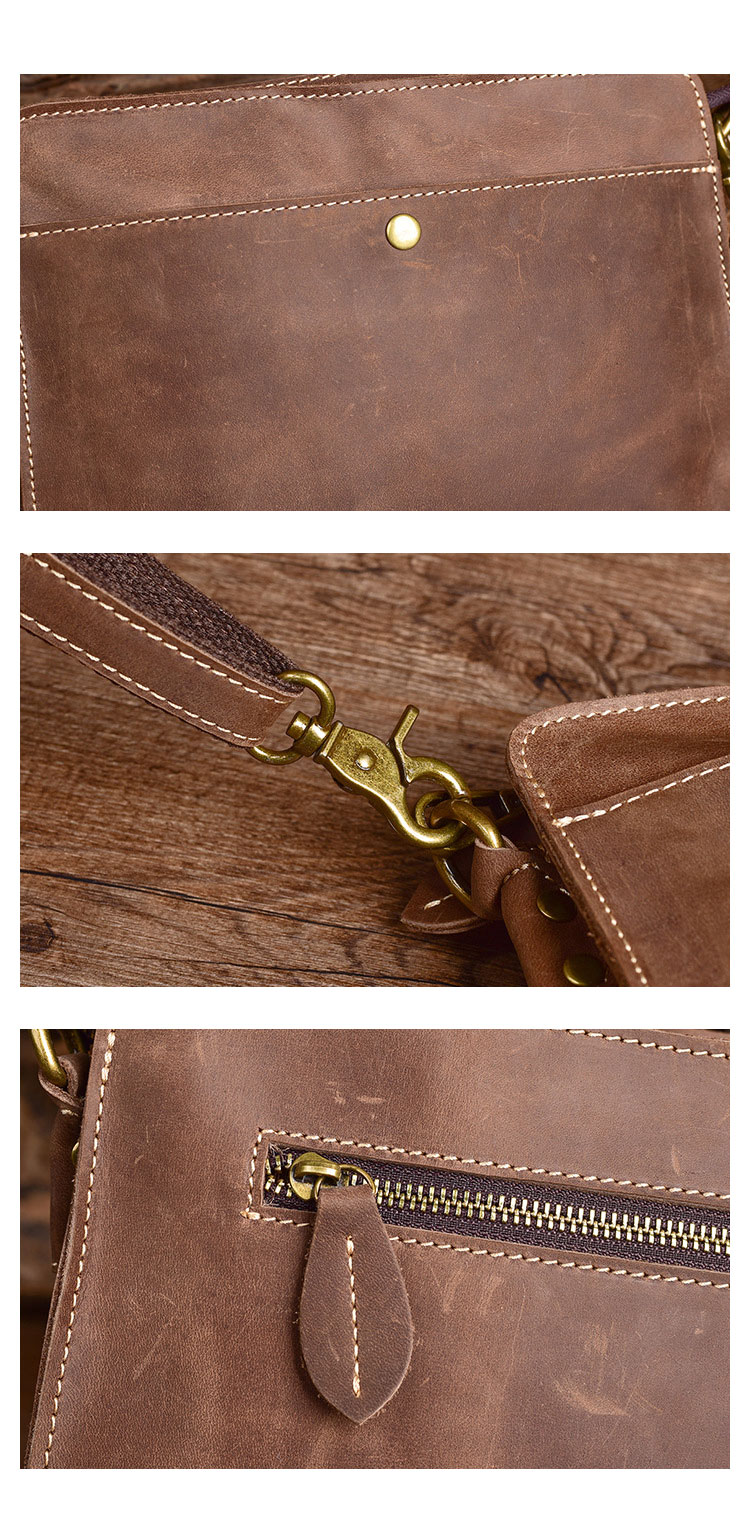 Whatna 天然 厚手 牛革 セカンド バッグ メンズ 3way クラッチ ショルダー 肩掛け バッグ 手持ちバッグ 小さい ショルダーベルト付 ハンドストラップ付 3室仕切 本革 結婚式 バッグ ビジネス フォーマル 冠婚葬祭 バッグ 紳士用 男性用 YD9940-8