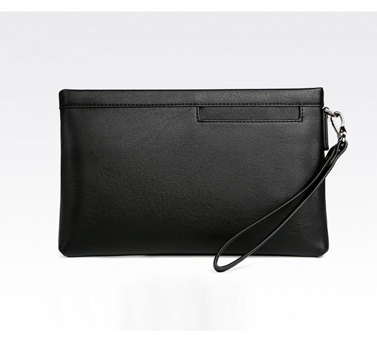 Whatna 2way 本革 セカンドバッグ メンズ クラッチ バッグ 手持ちバッグ 小銭入 お札入れ カード6枚収納 A4 ipad10.5収納可 ビジネス カジュアル フォーマル 冠婚葬祭 結婚式 二次会 披露宴バッグ 紳士用 男性用 黑-3