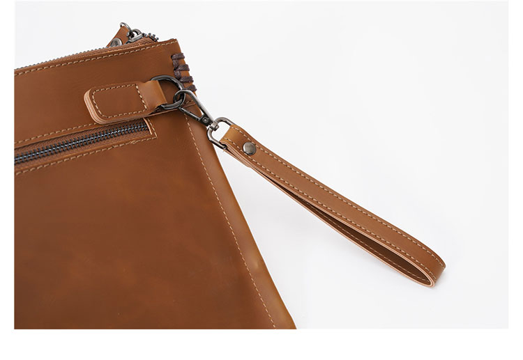 Whatna 革 セカンドバッグ メンズ クラッチ バッグ ファイルバッグ 封筒袋 A4サイズ Ipad air 13.3収納可 結婚式 披露宴 バッグ カジュアルフォーマル ビジネス 冠婚葬祭 バッグ 男性用 紳士用 ブラウン ブラウン K4086-8