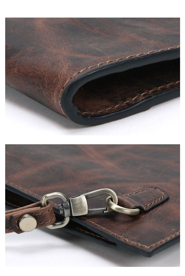 Whatna 2way 天然 牛革 セカンドバッグ メンズ クラッチ バッグ 手持ちバッグ カード6枚収納 本 革 A4 ipad10.5収納可 小銭入 お札入れ ビジネス カジュアル フォーマル 冠婚葬祭 結婚式 二次会 披露宴バッグ 紳士用 男性用-7