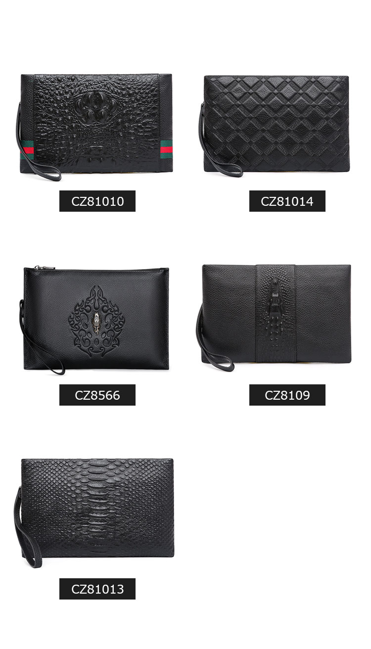 Whatna 2way 牛革 セカンドバッグ メンズ クラッチ バッグ 手持ちバッグ 小銭入 お札入れ カード6枚収納 本革B5 ipad9.7収納可 ビジネス カジュアル フォーマル 冠婚葬祭 結婚式 二次会 披露宴バッグ 紳士用 男性用 黑-1