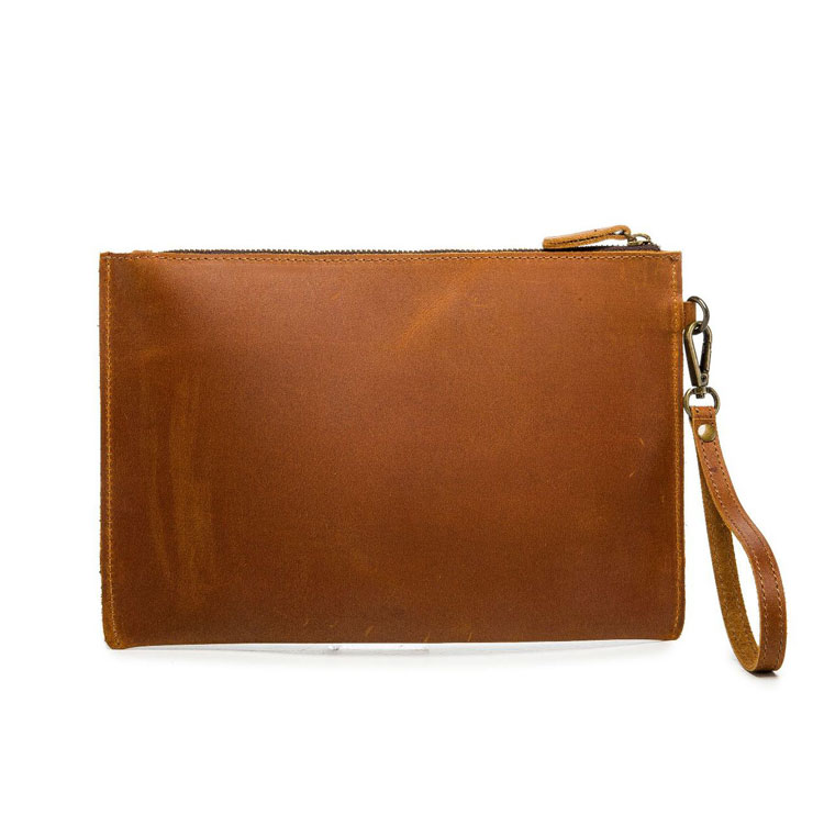 Whatna 2way 天然 牛革 セカンドバッグ メンズ クラッチ バッグ 小き 手持ちバッグ 手提ちバッグ 厚 本 革 B5 9.7ipad収納可 結婚式 披露宴 バッグ カジュアル フォーマル ビジネス 冠婚葬祭 バッグ 男性用 紳士用 ブラウン6022-3