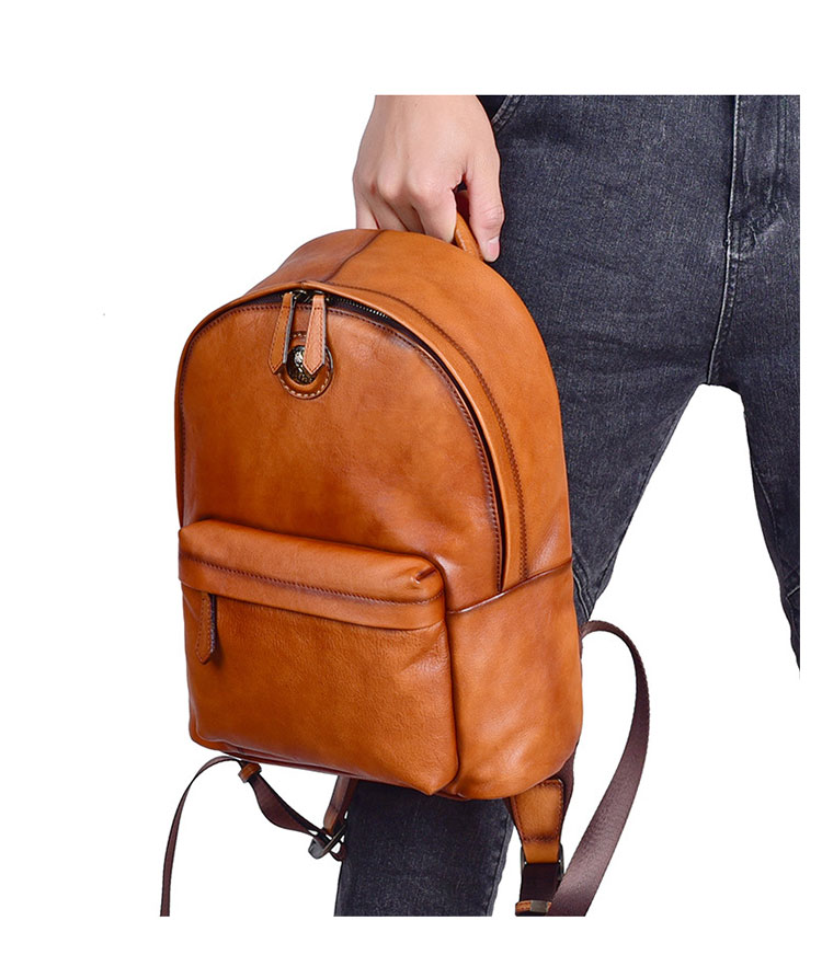 Whatna アンティーク風合い鞣し天 然 牛革ビジネスバッグメンズバッグ 手提げ・リュックの2WAY厚 手 本革 レザー A4 14インチpc収納可 旅行 出張用 通勤 通学 就活 面接 バッグ かばん 男性用 ブラウン16018-8