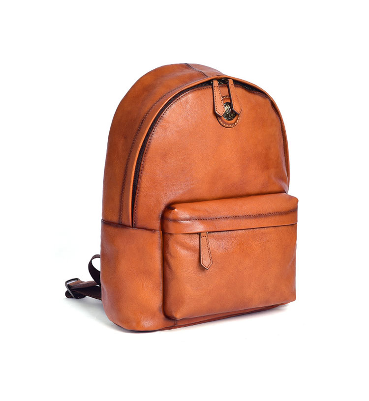 Whatna アンティーク風合い鞣し天 然 牛革ビジネスバッグメンズバッグ 手提げ・リュックの2WAY厚 手 本革 レザー A4 14インチpc収納可 旅行 出張用 通勤 通学 就活 面接 バッグ かばん 男性用 ブラウン16018-3