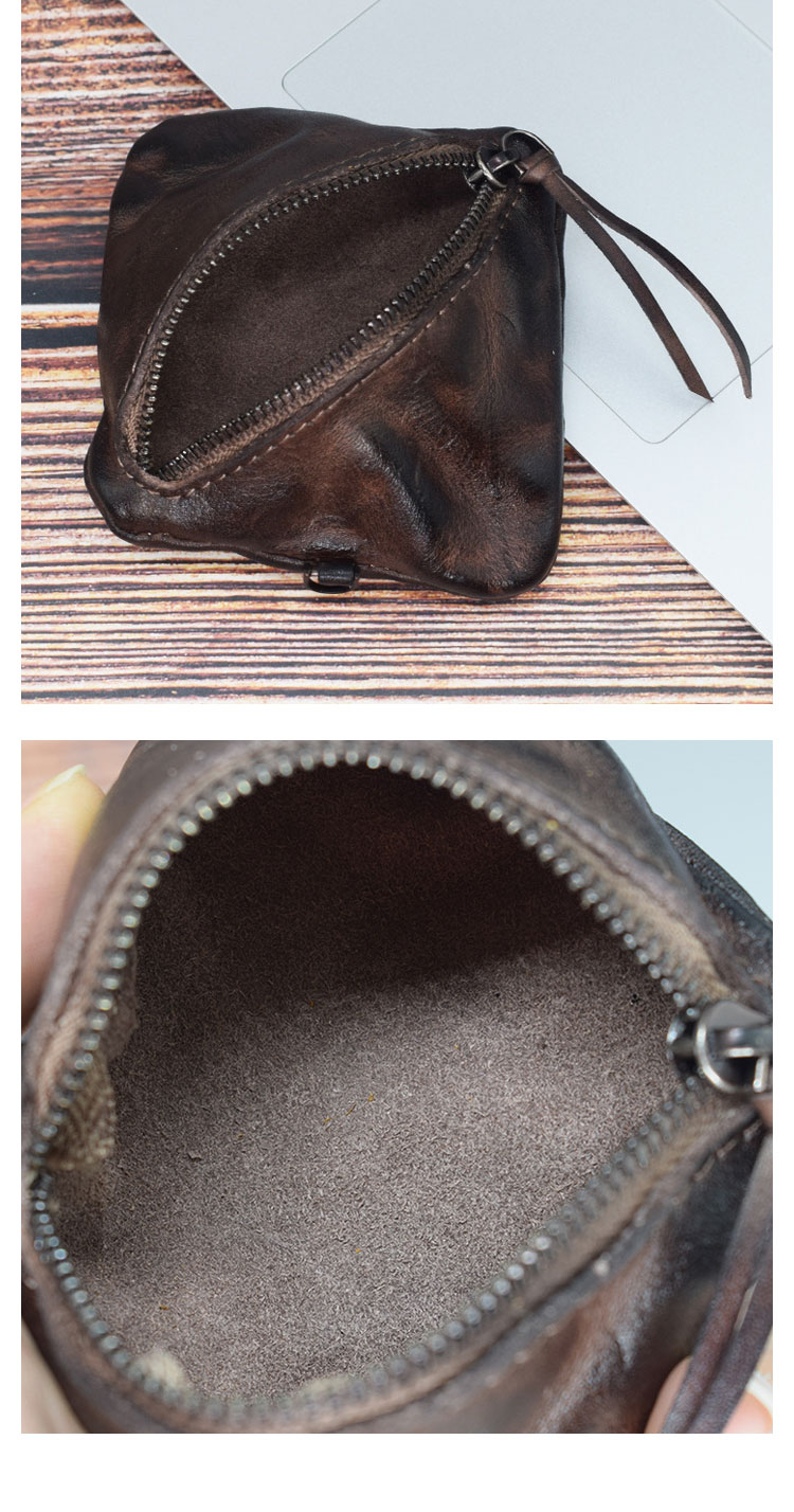 Whatna 鞣し革 天 然 牛革 小銭入れ コインケース メンズ レディース 札入れ カード入 短財布 手のひらサイズ 本革 コンパクト 小さい 薄い 防 水 SG123-6