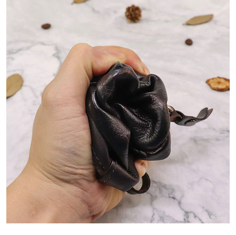 Whatna 鞣し革 天 然 牛革 小銭入れ コインケース メンズ レディースミニセカンドバッグ セカンドポーチ 札入れ カード入 短財布 手のひらサイズ 本革 コンパクト 小さい 薄い 防 水 SG719-6