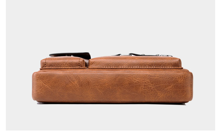 Whatna 革 ショルダーバッグ メンズ 2way 斜め掛け 手提げバッグ 手持げバッグ セカンドバッグ イヤホン穴付 キーリング付 Ipad 10.5収納可 横型 カジュアル フォーマル ビジネス 通学 通勤 肩掛けバッグ 自転車かばん プレゼント男性D234-5