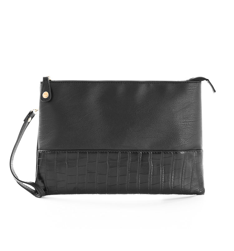 Whatna 革 セカンドバッグ メンズ クラッチ バッグ ファイルバッグ 封筒袋 A4  Ipad air 13.3収納可 結婚式 披露宴 バッグ カジュアルフォーマル ビジネス 冠婚葬祭 バッグ 男性用 紳士用  黒 1002-1