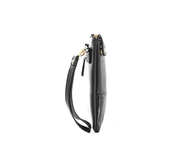 Whatna 革 セカンドバッグ メンズ クラッチ バッグ ファイルバッグ 封筒袋 A4  Ipad air 13.3収納可 結婚式 披露宴 バッグ カジュアルフォーマル ビジネス 冠婚葬祭 バッグ 男性用 紳士用  黒 1002-3