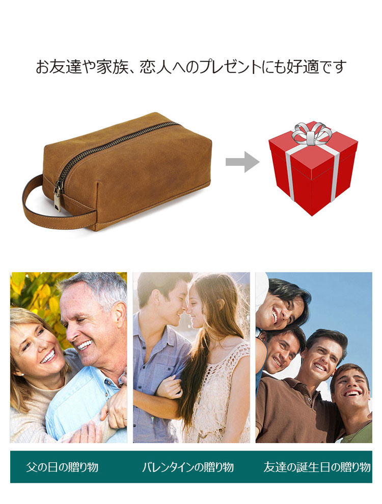 Whatna 厚手 天然 牛 革 ミニセカンド バッグ メンズ 手提げバッグ クラッチ バッグ 小さ 化粧かば ボックス型 手持ちバッグ ハンドバッグ 本革 フォーマル 冠婚葬祭 結婚式 バッグ紳士用 男性用-5